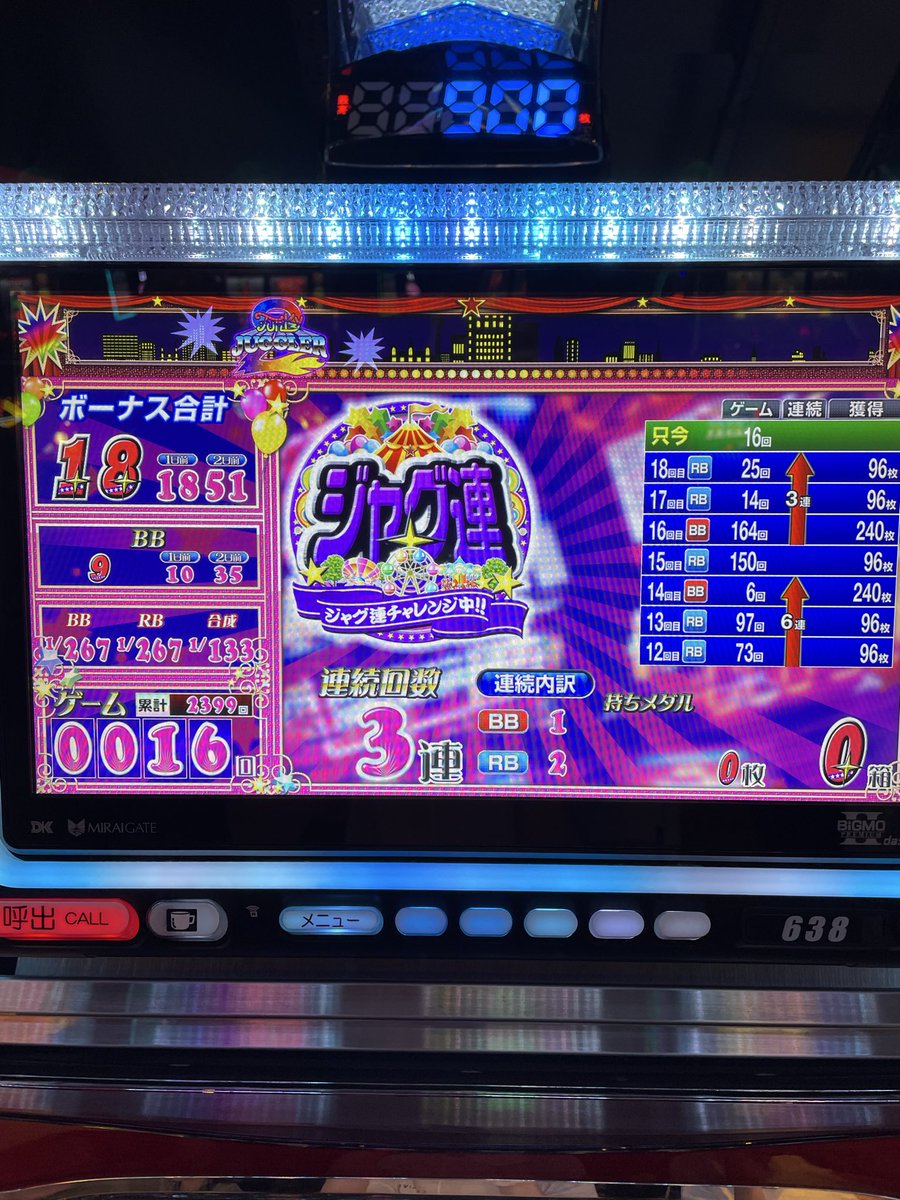 yonec124's tweet photo. さっきまで合算200だったのにな
ヤンキージャグラーやわ https://t.co/JZ1DtCYRKH