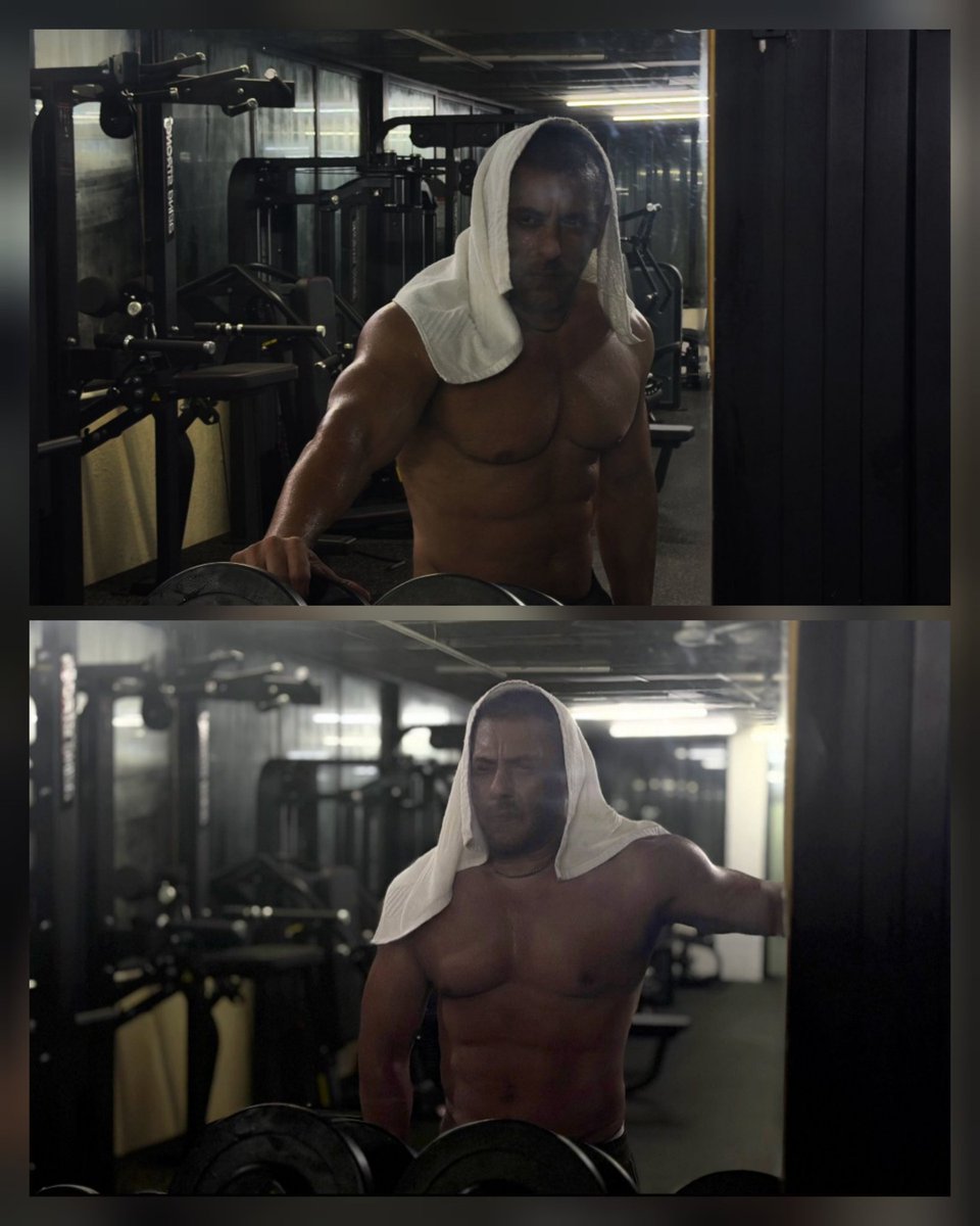 _PatilVishwajit's tweet photo. The internet is busy debating aura points, and #SalmanKhan just wiped the floor with everyone at 60! 

That physique is absolutely unreal. The definition, the absolute dedication. He really said "Hold my gym bag." 🐐💀 https://t.co/GKuzakcSxg