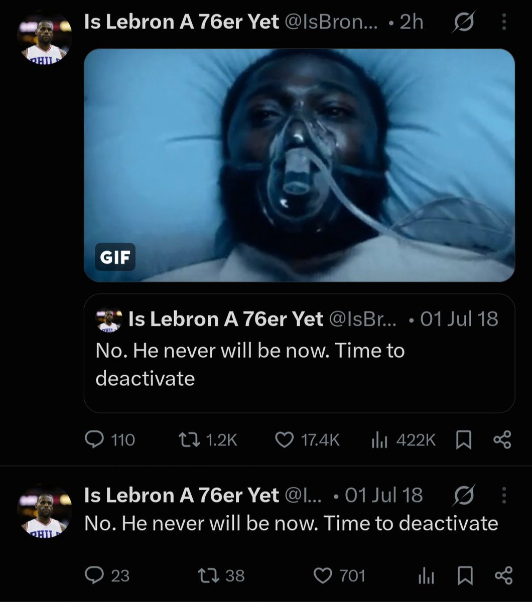 BronMuse's tweet photo. He waited 8 years for this day 😭😭😭

Nah this actually insane lmaoo https://t.co/aR7sF37kOj