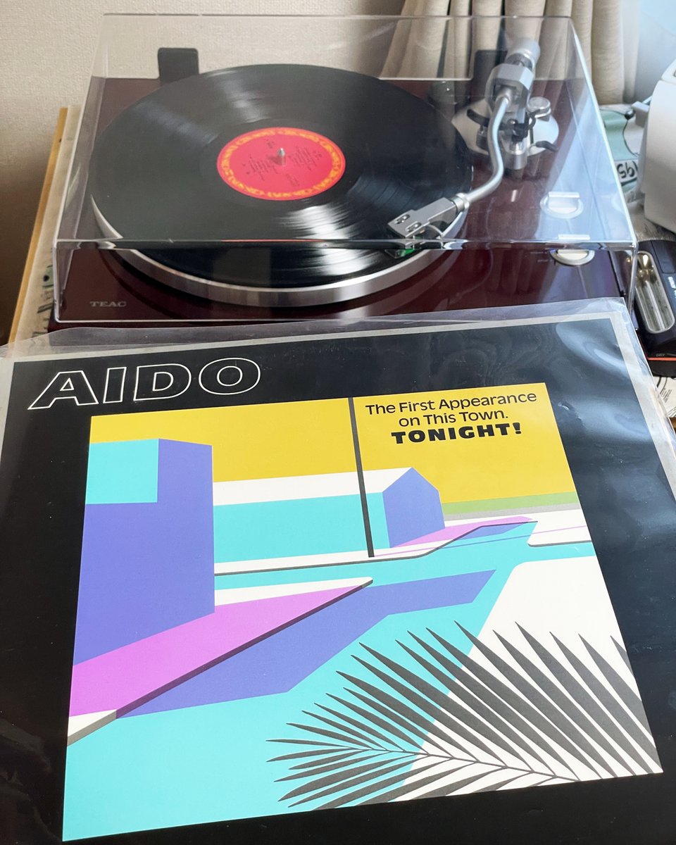 2026年7月25日。愛奴『AIDO』（1975）を、1982年の再発盤レコードで