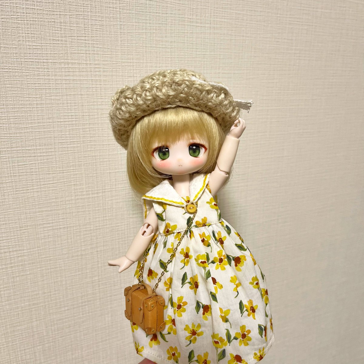 mf_sembei's tweet photo. ウィッグを紅茶染めして、夏のお嬢さんスタイルにお着替え🌻👒 ́-
ちょっとトーン落ち着いていい感じになった気する！

 #ボニバニ6 https://t.co/FQQYnSNL5t