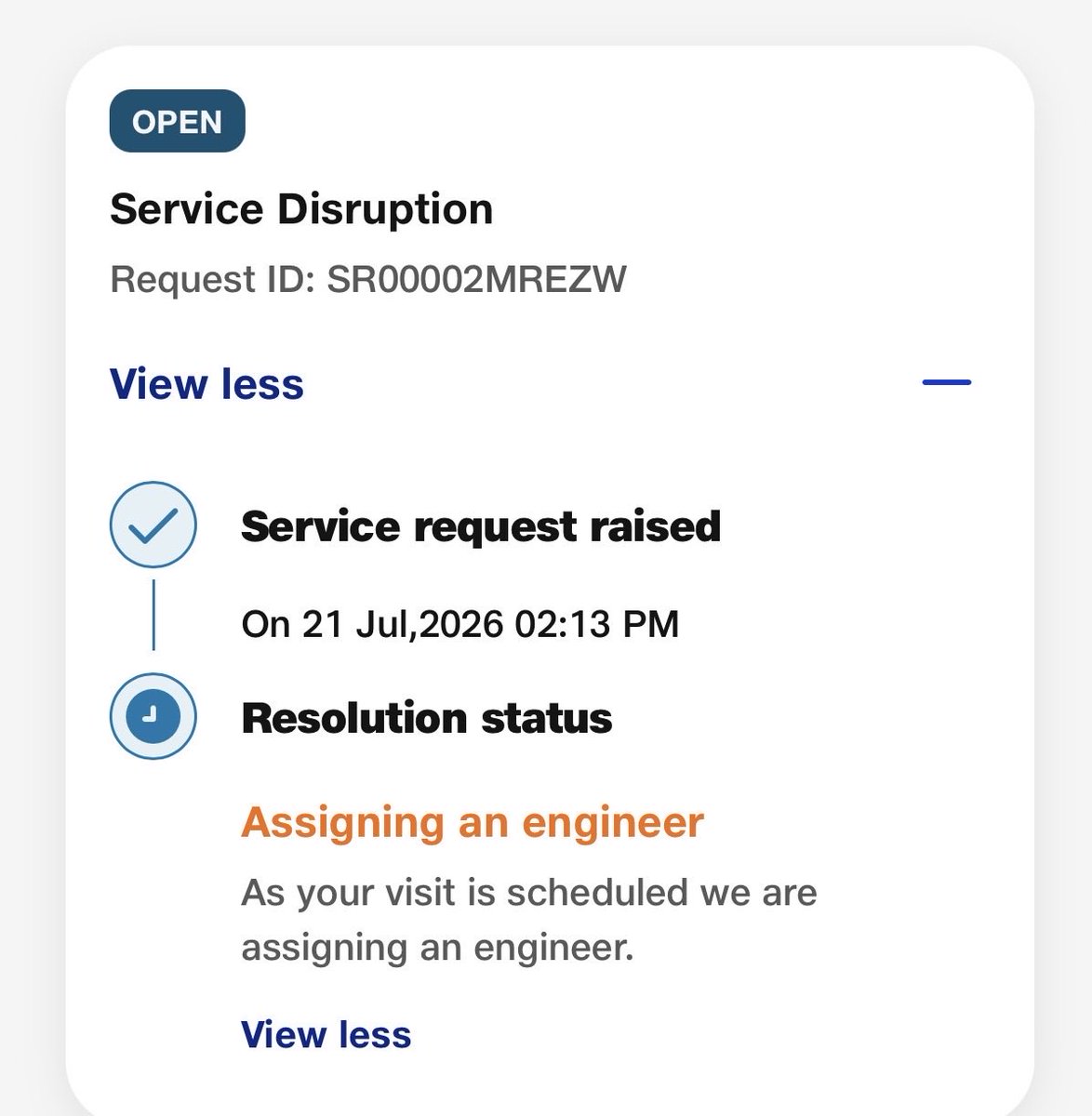 SwapnilDOffical's tweet photo. @JioCare It’s been 5 days and my JioFiber is still not working. Despite sharing every detail and repeatedly following up, no one has responded or resolved the issue. This has caused financial loss, work disruption, and mental harassment. @jagograhakjago https://t.co/ZN1yY67mD4