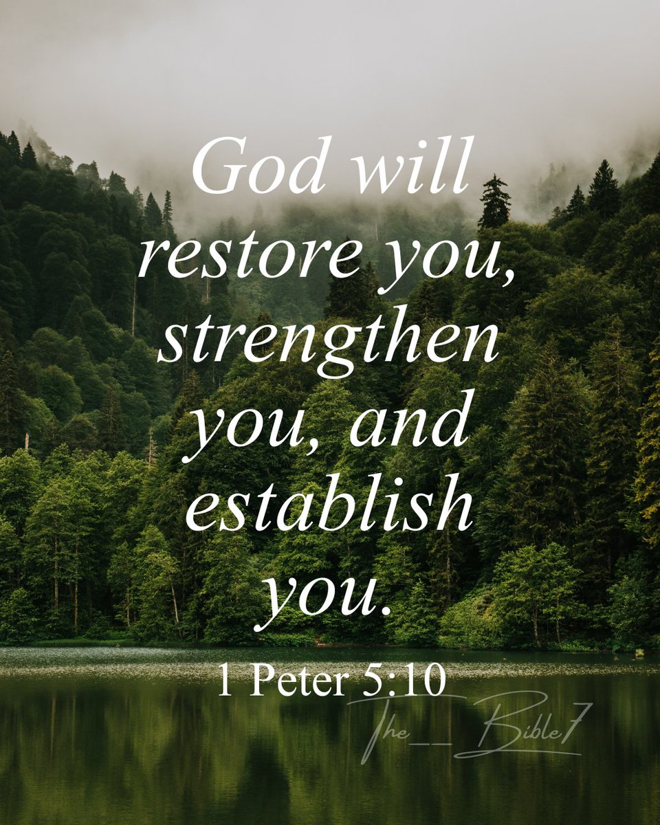 The__Bible7's tweet photo. 1 Peter 5:10 https://t.co/lUx8GMKOzN