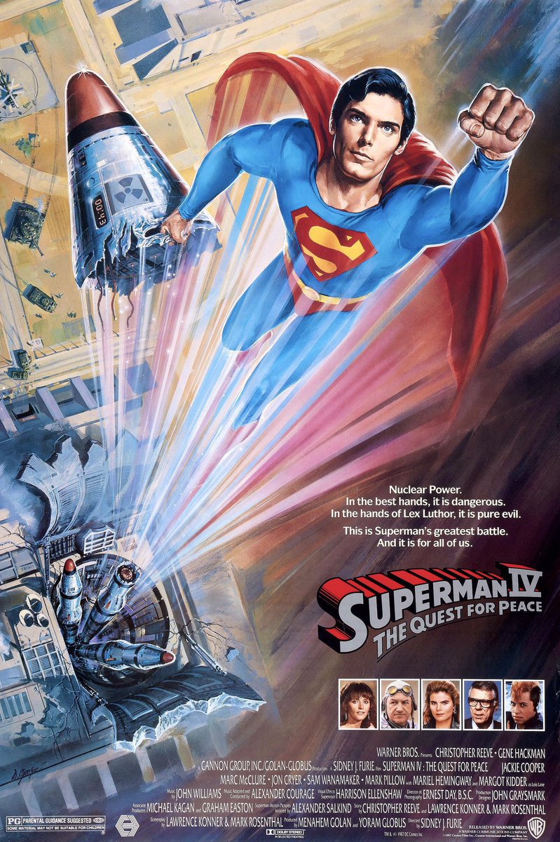 FilmNewsNos's tweet photo. 🎬MOVIE HISTORY: 39 years ago today, July 24, 1987, the movie ‘Superman IV: The Quest for Peace’ opened in theaters!
#ChristopherReeve #GeneHackman #JackieCooper #MarcMcClure #JonCryer #SamWanamaker #MarkPillow #MarielHemingway #MargotKidder #DamianMcLawhorn #WilliamHootkins https://t.co/mD1LklHIb5