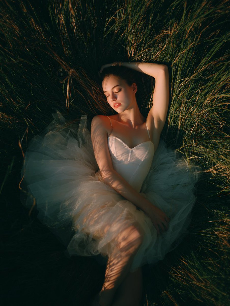 Tall Grass Overhead Portrait