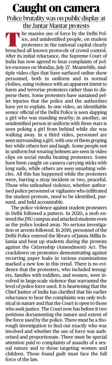 SushantSin's tweet photo. Good of The Hindu to state this in its edit. This is extremely important. https://t.co/WYhlvOjrJW