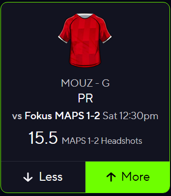TheWinningEdgeX's tweet photo. CS2 POTD🎮💫

PR "O" 15.5 HS

(30-5) Record📊

Pair In FREE Discord 👉 https://t.co/wQh6X2JxXn

#PrizePicks | #GamblingTwitter https://t.co/qxCj0IkU5x