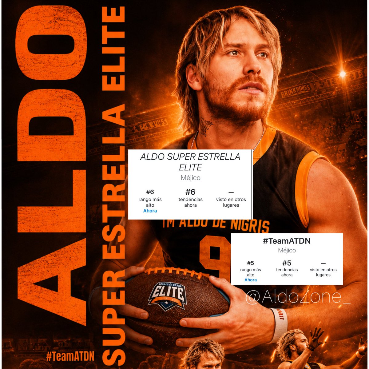 AldoZone_'s tweet photo. ¿ESTÁN LISTOS PARA MAÑANA? Hoy era una probadita🧡
#AldoTDeNigris #TeamAldo #PowerFlag
ALDO SÚPER ESTRELLA ELITE #TeamATDN https://t.co/kuQpUM4PiS