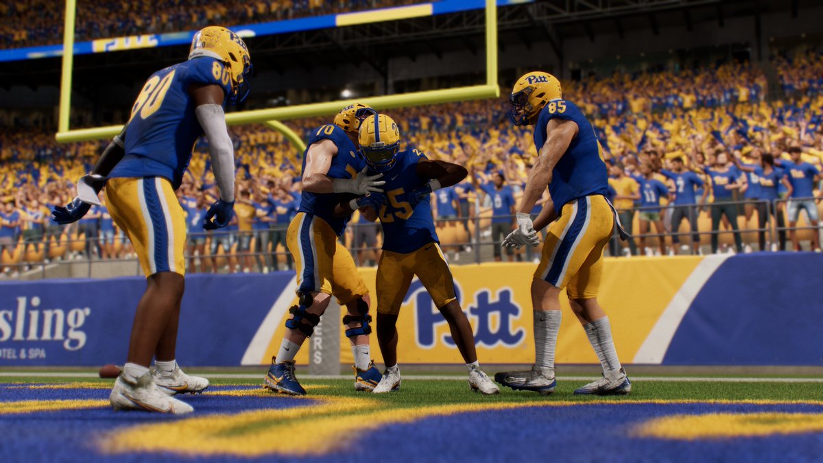 CoachIJ_RZ's tweet photo. We got something to tweet about! The Panthers secure their first W during rivalry week, beating Syracuse in double OT, 41-38! https://t.co/TmLUN0uZKZ