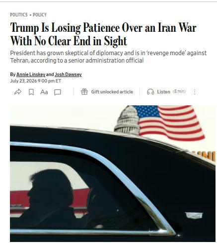 Truthtellerftm's tweet photo. Iran war, day 145 | Ansar’Allah handling business against the main gulf state terrorist nation! 

Yemen’s foreign ministry says Saudi airstrikes on Hodeidah marks the start of a new phase in the conflict in which the equation of "escalation with escalation" will prevail.

He warned that Saudi Arabia would bear responsibility for any consequences stemming from the "criminal" strikes.

These weren’t empty threats!

Ansar Allah, the real Arabs in the region with warrior spirit next to Hezbollah, launched 5 ballistic missiles 
on the ARAMCO oil refinery in Jazan and turned night into day.
-Fires burn at the ARAMCO oil terminal in Jazan, Saudi Arabia
-Ansar’Allah advised all workers in Saudi ports to leave immediately.

Ansar’Allah responded to Saudi’s terror attacks its western island of Kamaran
-Saudi also hit a telecom facility & fuel storage tanks in Hodeidah
-these are civilian targets. 

Is Saudi allowing for freedom of the press?

Saudi authorities issued circulars preventing residents from photographing "dangerous sites" and publishing their images

How is Trump feeling about the war in Iran?

Per WSJ: Trump is frustrated and angry about the war with Iran!

-As the war with Iran enters its fifth month, Trump has become frustrated and angry over the prolongation of a war of attrition that he thought would end in a few weeks.
-Trump, who five months ago spoke confidently of a "quick victory," is now caught in a quagmire with no clear exit or horizon for an end.
•Trump complained to his advisors about the difficulty of knowing who speaks for the supreme leadership, and every time the US thought it had made progress at the negotiating table
• Trump has become less confident in the ability of the United States and Iran to find a diplomatic solution. 
•Trump told some close associates that he believes he can break the will of the Iranians!
•maybe a ground invasion will deal the deal 

Just how hard is Trump coping?

Trump: Iran is "going extremely well."
Don't believe the fake news.

Iran has very few drones left, despite what you see.

Every once in a while, they will set some things up, but they don't have much left.

They are talking to us right now and would like to make a deal.
I don't think it's time yet, but I am willing to listen.”

What did Rubio discuss with Russian FM Lavrov?

-Iran has not only been striking US military bases and radars with extraordinary proficiency. 
-It's been seriously hitting the CIA offices, operational nodes, and secret bases in the GCC. 
-This has gotten the entire US political class and IC very worried. 

So Rubio needed a shoulder to cry on?

-It is the basis of this meeting in Manila yesterday between the US foreign affairs minister and Russia's FM. 
-CIA bases are very private; the US believes Russia knows all of them and is tipping Iran. 
-CIA and US special forces have been coordinating Ukrainian attacks into Russia, including the attempt on Putin's life at his Valdai residence in December 2025. 
-The CIA has 13 operational bases along the border on the Ukrainian side. 
-So Lavrov asked Rubio, "What's the big deal in Iran striking your assets?" Isn't the CIA helping Ukraine? "You see why you owe me a drink? 

Rumour has it that Lavrov then complimented Rubio’s hairstyle!

How badly is Iran kicking ass?

The pentagon acknowledges iran’s drones are a serious problem and they have no answer for them 
-the pentagon’s main air defence system, PATRIOT (Phased Array Tracking Radar to Intercept On Target), isn’t equipped to handle short range drones and cruise missiles.  
-drones are low cost with a 50% strike rate per admiral Mark Montgomery 
-Iran has a massive stockpile that has taken out 19 radars and multiple ADS batteries.
-now they’re hitting bases and troop accommodations 
-The U.S. is also short on interceptors and is now resorting to pac-2’s

And now there’s Intel the UAE gave Intel to Bahraini and Kuwaiti forces to strike Iran!  Thus why Iran has been hitting them so hard.