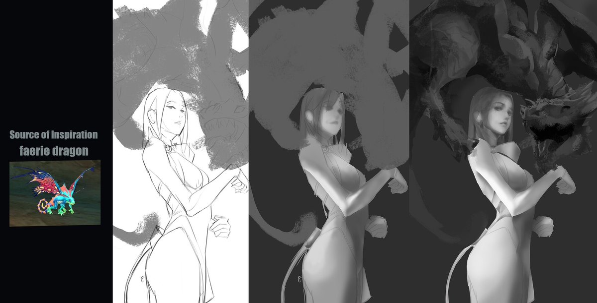 amber_ye9's tweet photo. An eight-year-old piece, from back when I was obsessed with trying to tame a faerie dragon in WoW's Feralas.
Still no luck. Don't ask. https://t.co/Imc385Mv6P