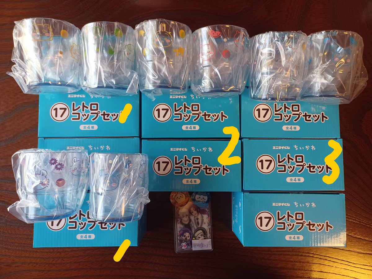nlg_gs's tweet photo. 【交換・譲渡】エニマイくじ ちいかわ 岡山 倉敷

(譲)
・ぬいぐるみ
くりまんじゅう シーサー モモンガ 古本屋 ラッコ
・ポーチ
うさぎ/ラッコ３ ちいかわ/ハチワレ くりまんじゅう/シーサー
・豆ざ皿セット
モモンガ/古本屋３ ハチワレ/ラッコ１
※開封しているものは自分用の物です。

↓続きます。 https://t.co/UBK90Mwtl4