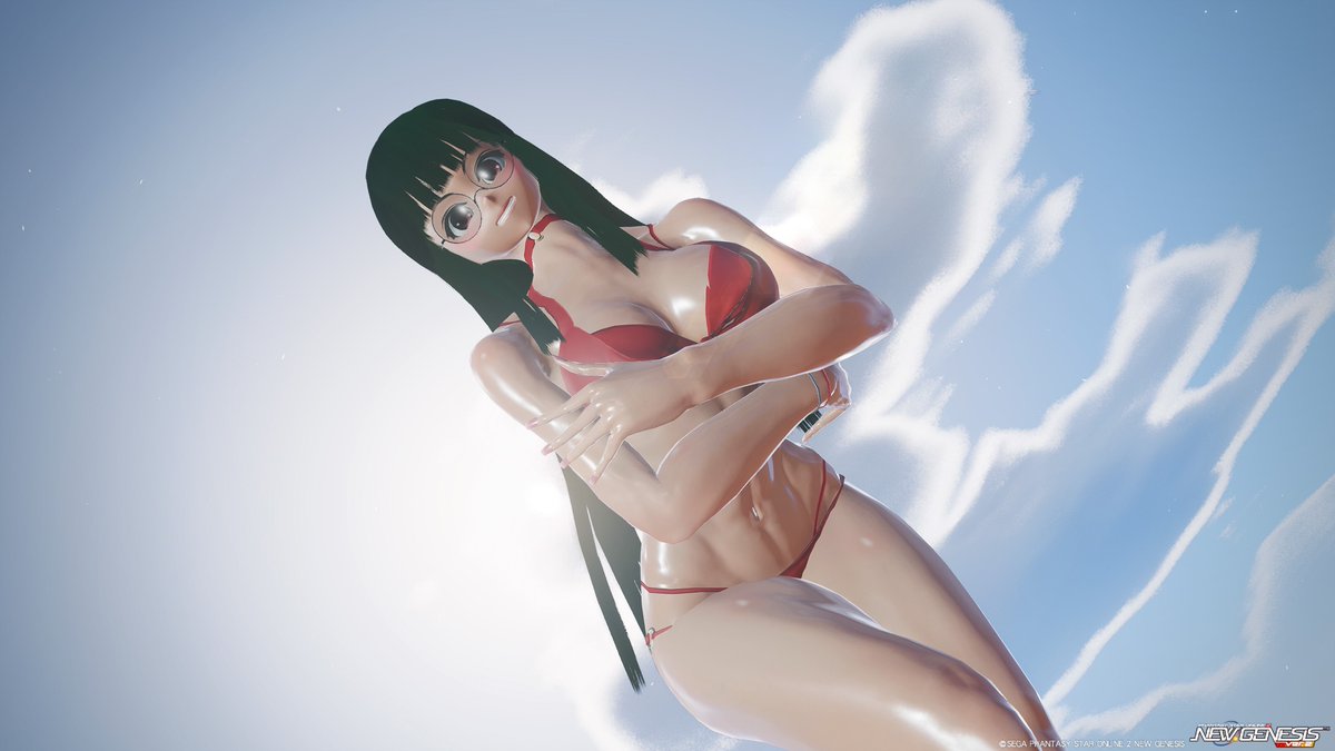 herael_key's tweet photo. #PSO2NGS 
#ぱにぽにだっしゅ
#橘玲
あまぬさん主催のイベント、#ぷそみゅ
サマーフェスタで急遽登壇した、
ぱにぽにだっしゅ！より橘玲です（╹◡╹）
楽曲リストに「黄色いバカンス」があったので、ひっぱり出した次第♫
水着は最終回に着ていたのを再現してます♪ https://t.co/UYtoZzL6AZ
