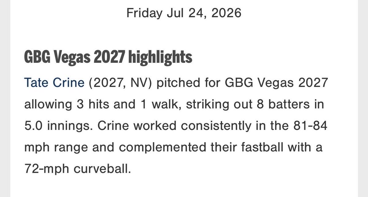 TateCrine's tweet photo. PG 17u World Series - GBG Vegas https://t.co/JFv0k874fp