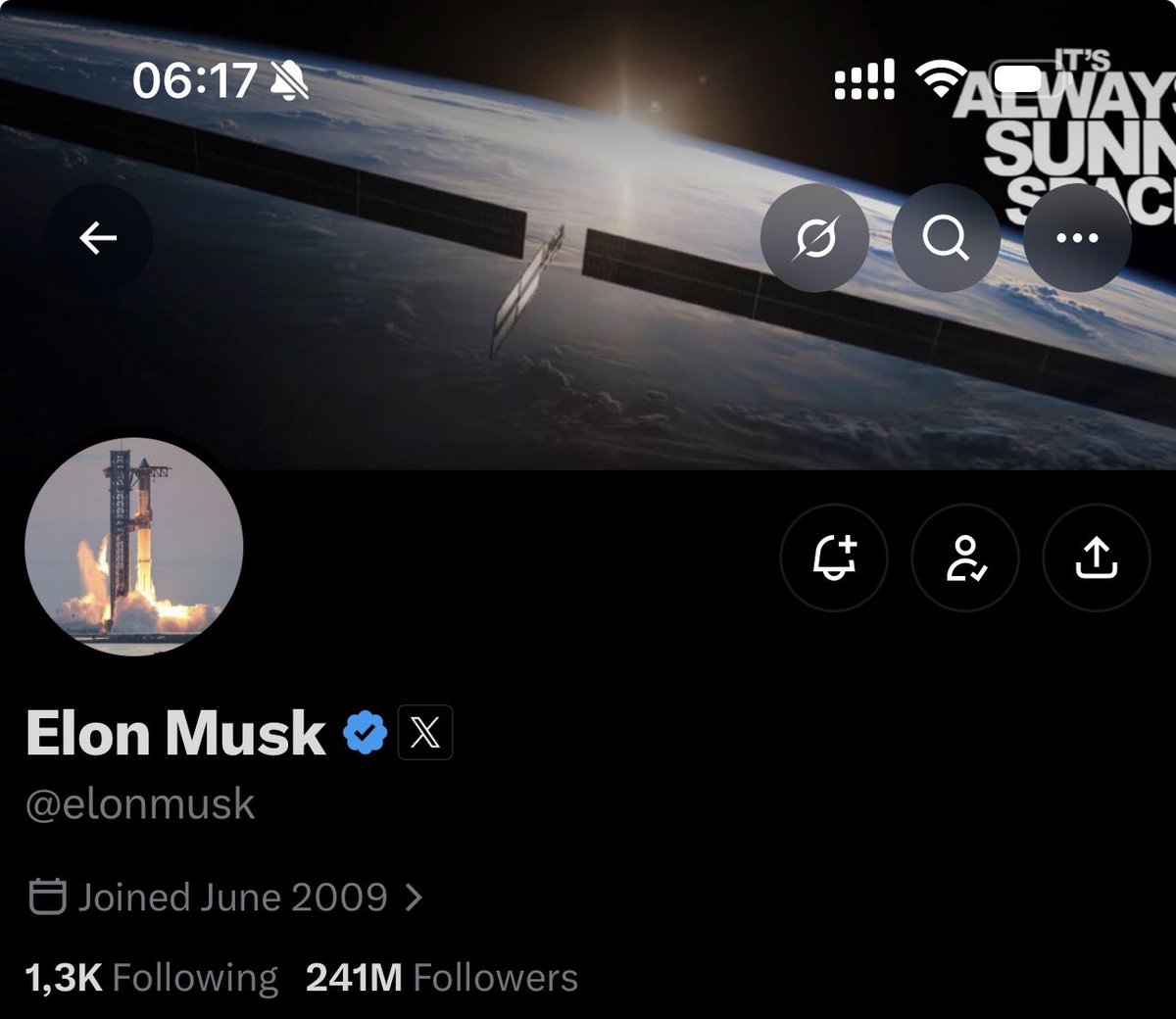 omtimka's tweet photo. @elonmusk Who needs a bio? https://t.co/o5irf96Lmn