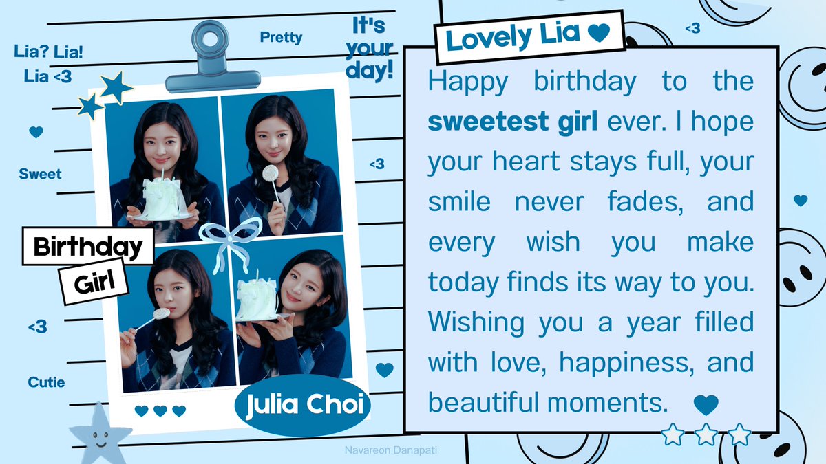 jaetmien's tweet photo. Happy birthday, @choijuila. https://t.co/UxbZxZ8Wgc