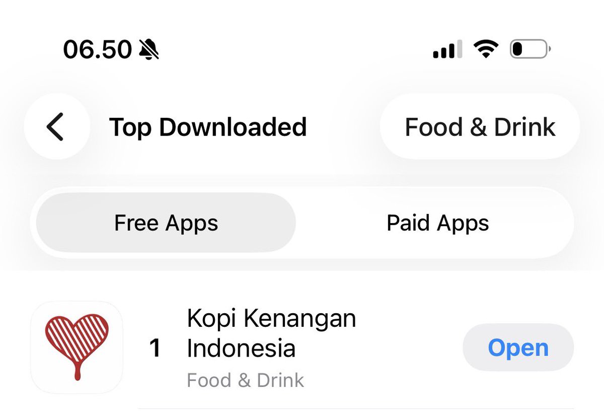 haegummibear's tweet photo. asumsinya bloon ih, liat aja dah ni app kopken dari kemarin bahkan jadi urutan pertama yg banyak didownload. tandanya apa? tandanya kopken berhasil narik orang orang yang bukan customernya (yg gak punya app), termasuk gue jg baru install appnya di tgl rilis collabnya kemarin https://t.co/u8EKHh6rox