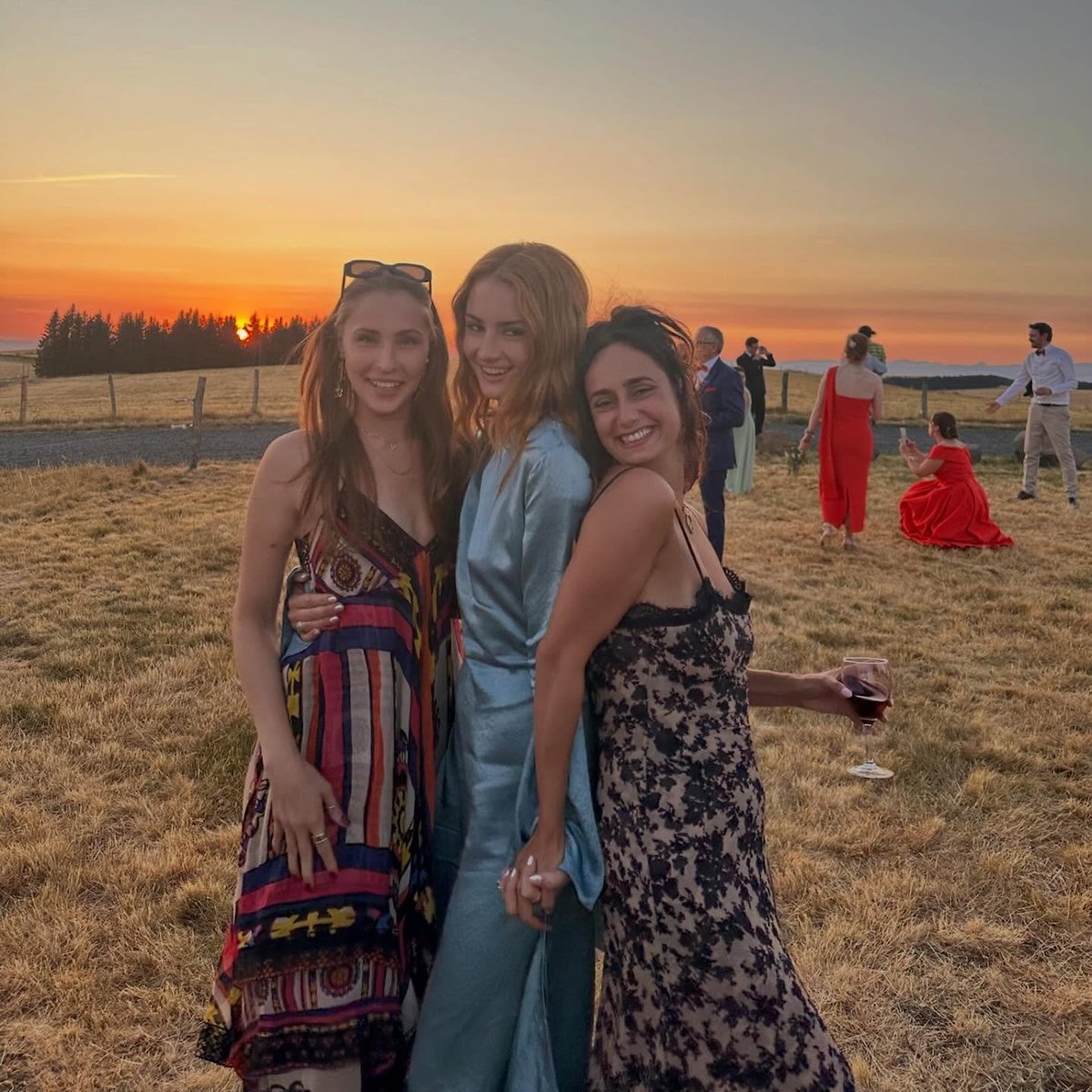 GVPNation's tweet photo. Lovely! Grace Van Patten attended her friend's wedding in France 🩵 https://t.co/MNtBY8JhDt