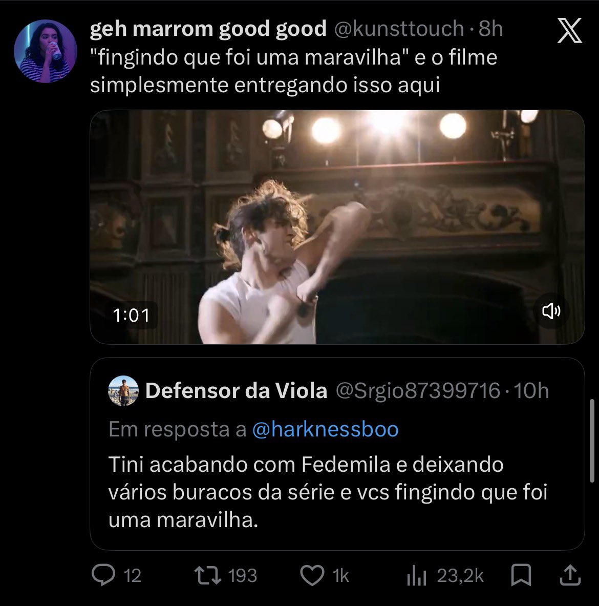 kunsttouch's tweet photo. hitei falando bem de violetta e bia e fazendo piada com soy luna, eu amo😘 https://t.co/wGwr3DTC2J