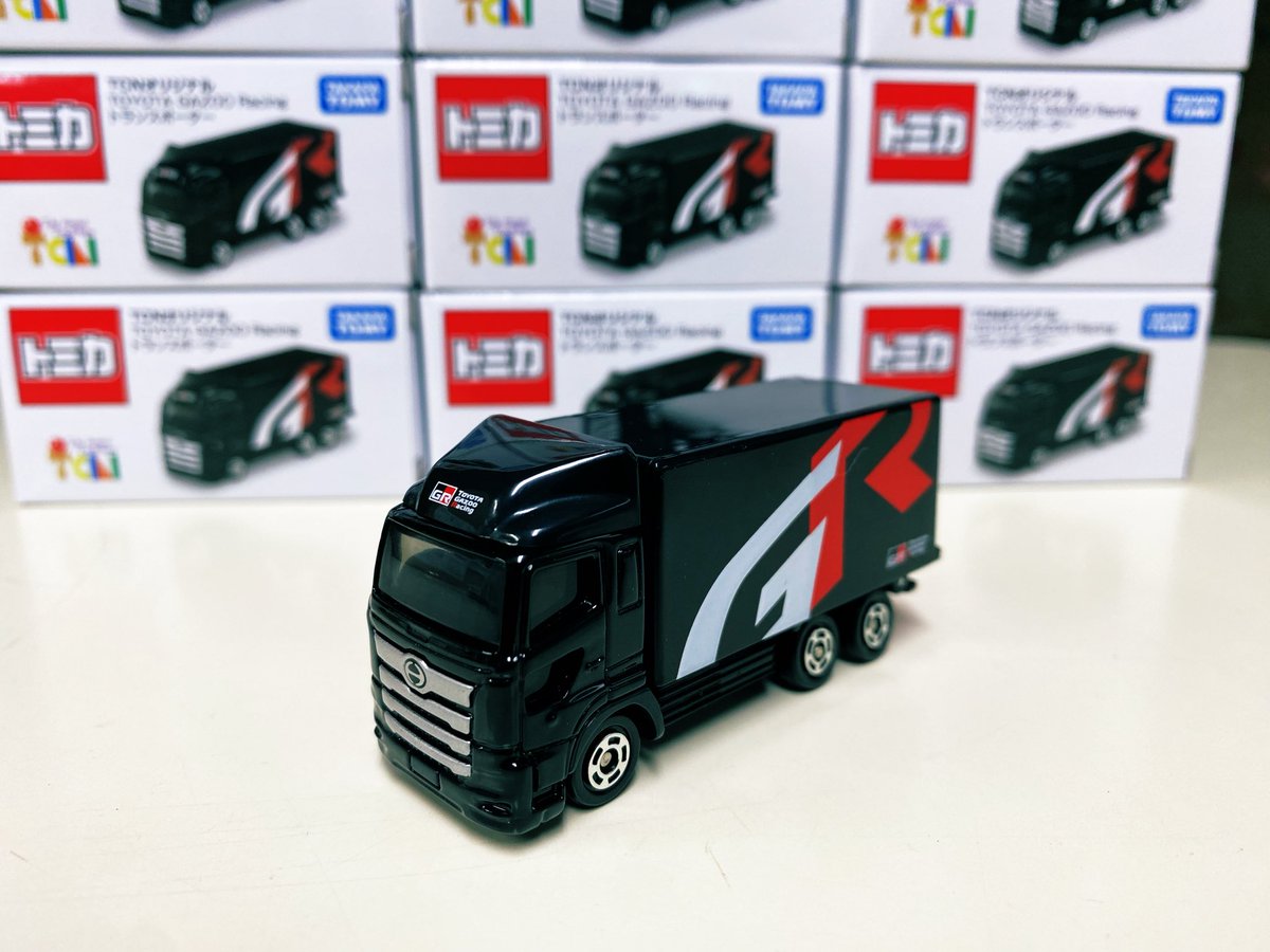 hearty_asahiya's tweet photo. 🚗本日発売🚗✨
TCNオリジナルトミカ🚛✨

『TOYOTA GAZOO Racing 
　　　　　トランスポーター』

入荷しております❗️

※お一人様(ご家族様)2台までとさせていただいております🙇

※ご予約いただいているお客様は一般店頭販売分の購入はお控えいただきますようお願い申し上げます🙇

#トミカ https://t.co/4tbLxhMDko