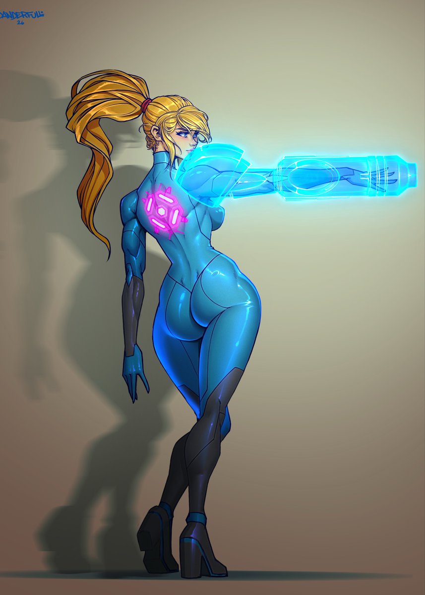 Danderfull_'s tweet photo. Metroid Zero Mission Samus. 💙🩵✍️ #Nintendo #MetroidZeroMission #ZeroSuitSamus https://t.co/Ujs0kDGvNw