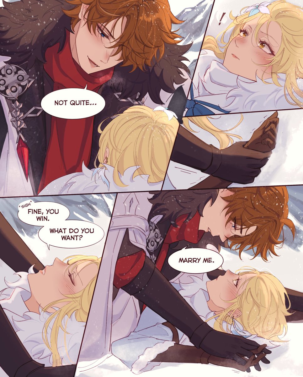 cosmichumanlove's tweet photo. Chilumi art of aitsu

Loke and Lucy flirting but
Loke propose Lucy to be his wife 🧡💛💫🧡💍💛

Canon https://t.co/90SI1MoAIR