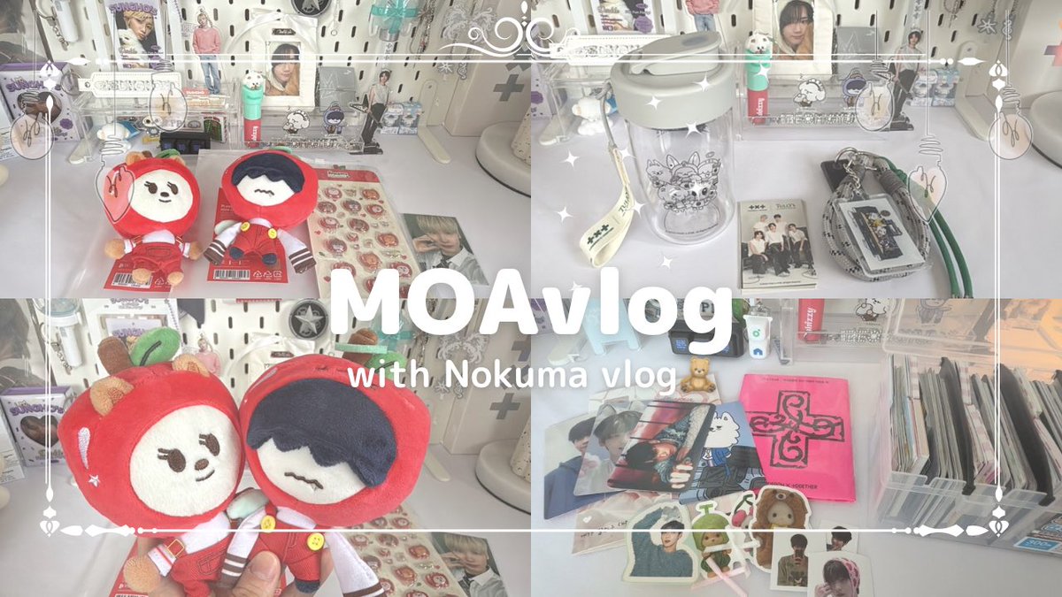 nokumavlog's tweet photo. 今日の動画はmoa vlog です！
りんごプルバトゥ🍎やタリーズコラボ、最近の私のお話など色々話してます！ https://t.co/a0uzBEECzn
