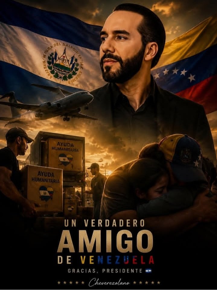 YeziSeijas's tweet photo. Feliz cumpleaños presidente @nayibbukele Dios lo bendiga 🙏 Los Venezolanos de bien siempre estaremos agradecidos por su solidaridad, empatía ayuda con nuestro país y su gente 🇻🇪❤🇸🇻 https://t.co/xWYp0PNPc8