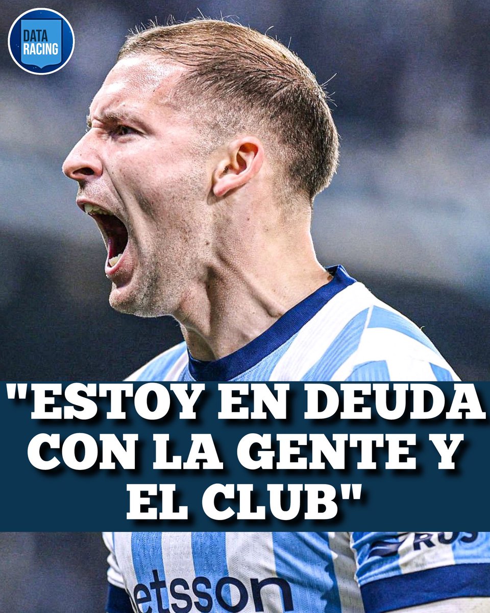 DataRacingOK's tweet photo. "YO ESTOY EN DEUDA CON LA GENTE, con la gente que confió en mi en el club, pero de a poquito vamos mejorando y estamos ilusionados. Estamos haciendo un grupo muy lindo y muy unido. ESTAMOS PARA IR PASO A PASO…".

🎙️ MATKO MILJEVIC post partido en ESPN. https://t.co/RpxQxAtZVy