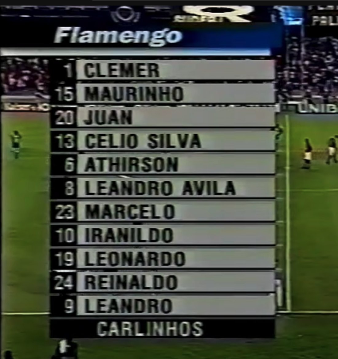 TozzaFla's tweet photo. E essa escalação pro 1o jogo da final da Mercosul 99?? https://t.co/49y71Ua5Nr