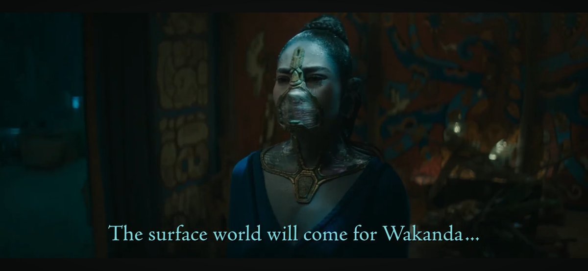 THVERACRUZ's tweet photo. the Russo really saw this scene on BPWF of Namor himself confessing that he allied with Wakanda so Talokan can be stronger and that he will respond with help if Shuri ever ask him for it and said "nah, let's give this indigenous character a soft spot for a white woman" 🫩 https://t.co/pwaxQYsf8P