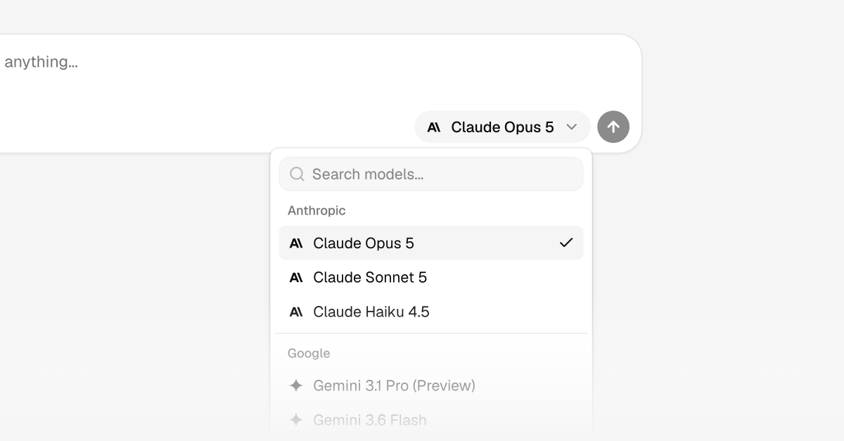 ArunCh_'s tweet photo. Claude Opus 5 is now available in @ClavyAI! https://t.co/8tGf4vSFrK