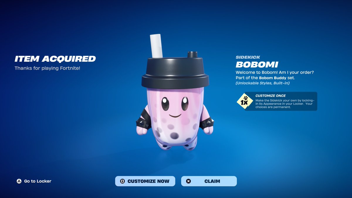 FortniteFNLK's tweet photo. Fortnite Bobomi Sidekick Giveaway 🎁

To Enter: 
❤️♻️ LIKE &amp; RETWEET
📲 FOLLOW @FortniteFNLK @braniyt 
🛑 SUBSCRIBE https://t.co/0sQIWluR6V
🎙️JOIN DISCORD https://t.co/WdRCsdUAQq
✅ COMMENT “DONE” https://t.co/xSmXmxdqH7