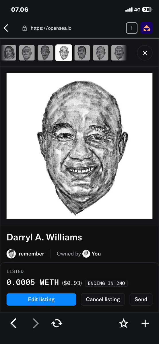 Djancoki_'s tweet photo. New drop: "Darryl A. Williams" 🎨🎖️

A detailed pencil-sketch tribute honoring General Darryl A. Williams and his distinguished military leadership &amp; service.

Live on @OpenSea for 0.0005 WETH ($0.93).

Link in bio to collect! 🔗👇

#NFT #OpenSeaNFT #CryptoArt https://t.co/PsD7PxrmSL