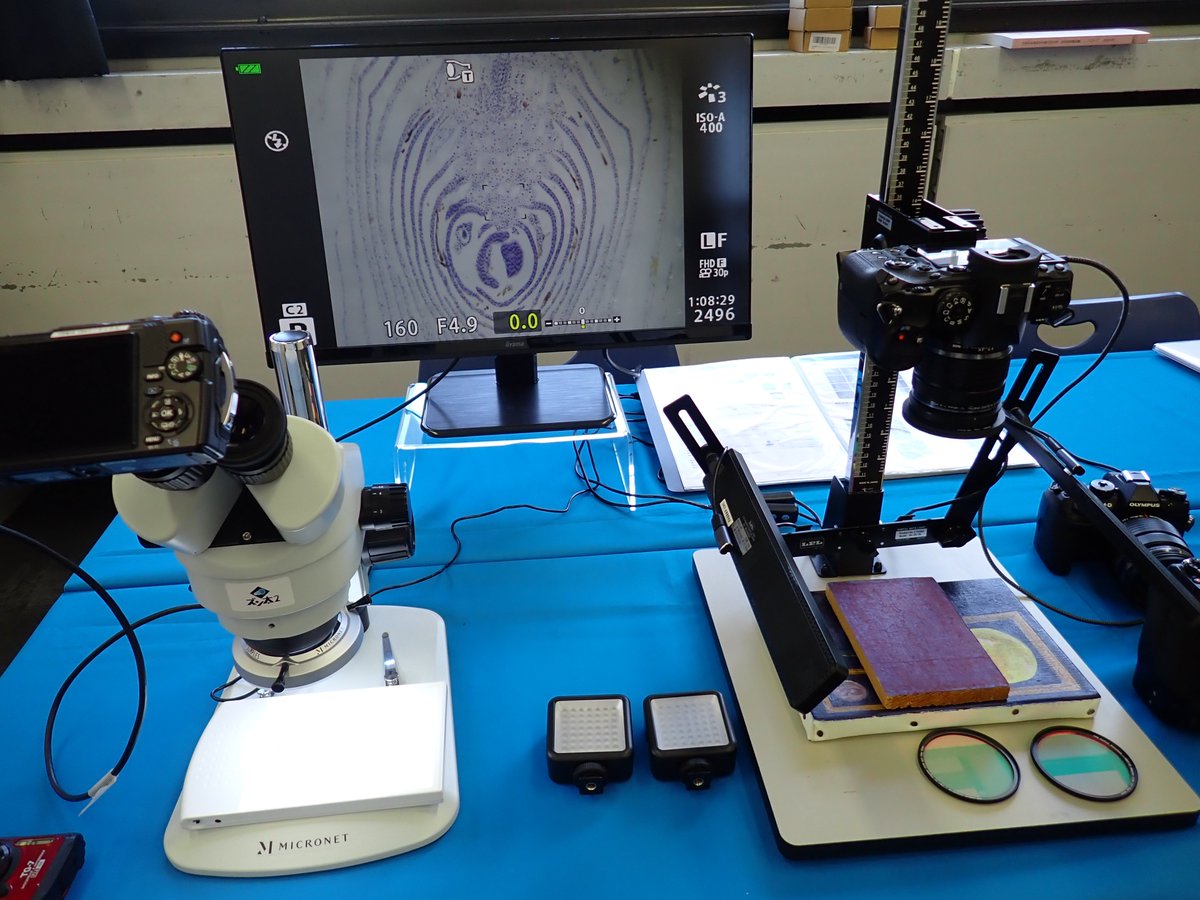 OMDS_B2B's tweet photo. 本日より二日間、中央大学多摩キャンパスにて開催中の日本文化財科学会に赤外線カメラ IRシステムをデモ展示しています。考古学・文化財分野での観察・調査における可視化手法の一つとして、実機をご覧いただけます。
赤外線撮影を試してみたい被写体がございましたら、ブースまでお持ちください。 https://t.co/lWaQ2JWVRI