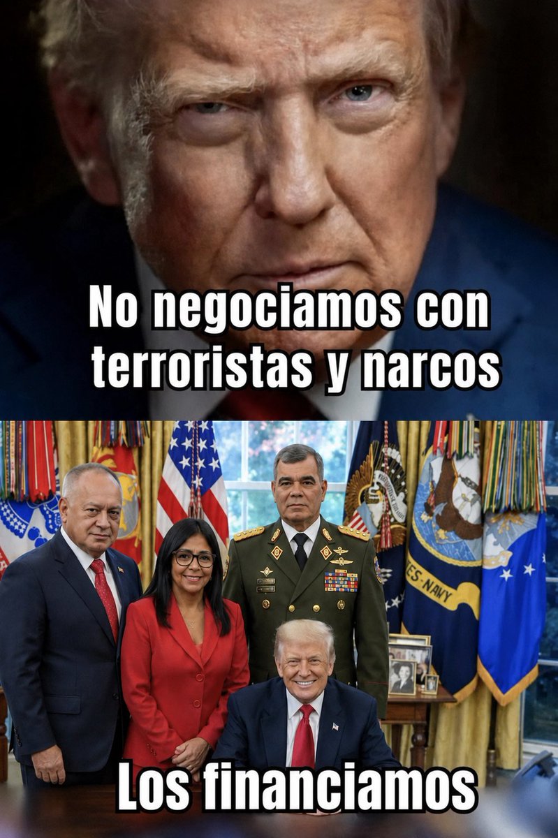 AlbertoCorrea's tweet photo. @patriciajaniot Así quedó el lema de EEUU 🇺🇸 no negocia con terroristas 👇🤦🏻‍♂️🫣que verguenza 👇 https://t.co/ZUoZzLw5F3