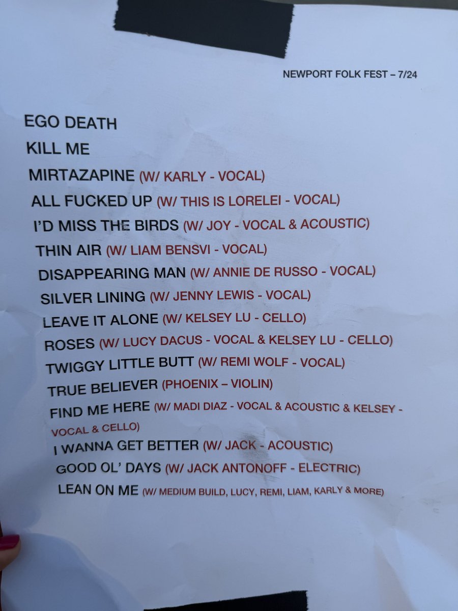itskaterinat's tweet photo. setlist https://t.co/gCarIfOMnq