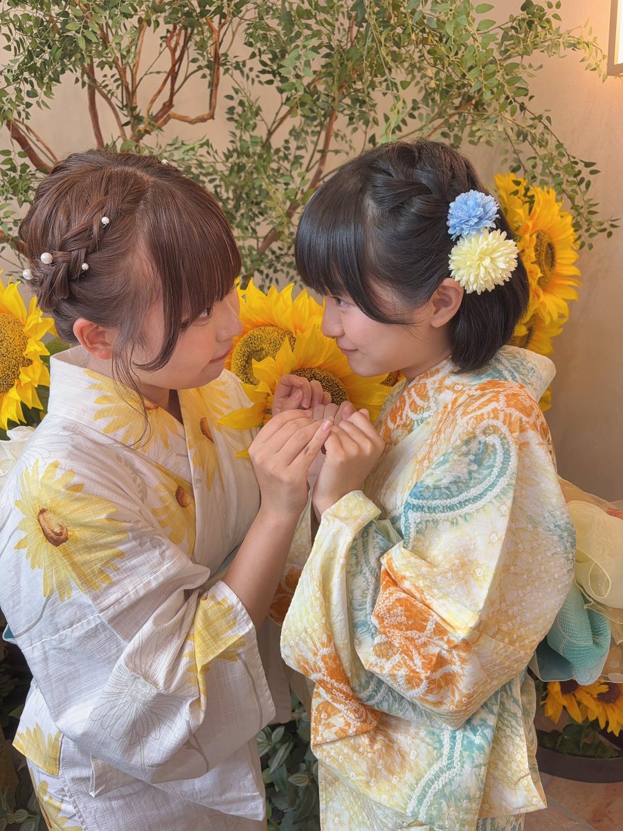 Ama6Homa5's tweet photo. #フレッシュ撮影会　浴衣ダイサツ！

ふたりはB組🫶🏻︎ ̖́-

#瀬戸ひまり🌼#天使ほまれ

 #夏ひま  #夏ほま
沢山撮ってね！みつけてねｯ！ https://t.co/PeXnXK8VH9