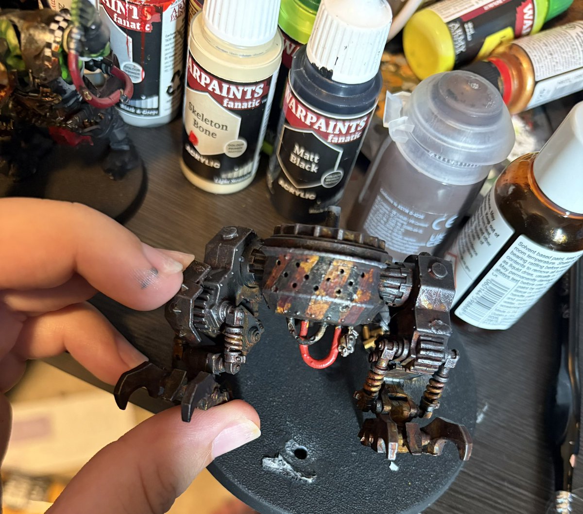 gregthesorcerer's tweet photo. This rust effect looks incredible I hope it has no serious negative long term impact on my overall health https://t.co/l7dY5QBn8q