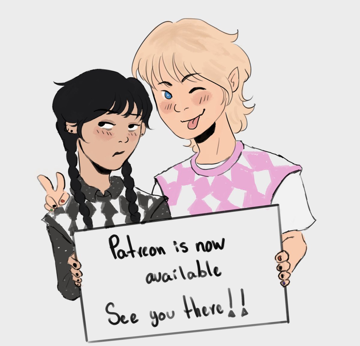 Cass_106's tweet photo. Patreon is now available!
Some Wenclair pieces have already been published and are waiting to be viewed. 
This is a way for me to help finance my academic studies. Please note that the characters in the drawings are of legal age. 

See you there!

https://t.co/zeLogtef16 https://t.co/zt4syf6VYa