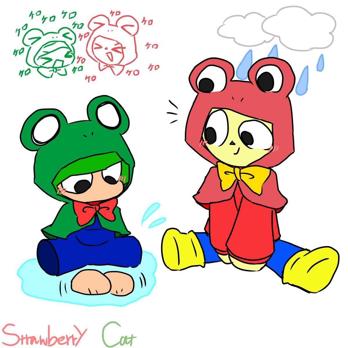 はくとん様❤️おまとめ専用ページです。6/26まで♡ ﾊﾊｯ 可愛すぎて描いてしまいましたわ🐸