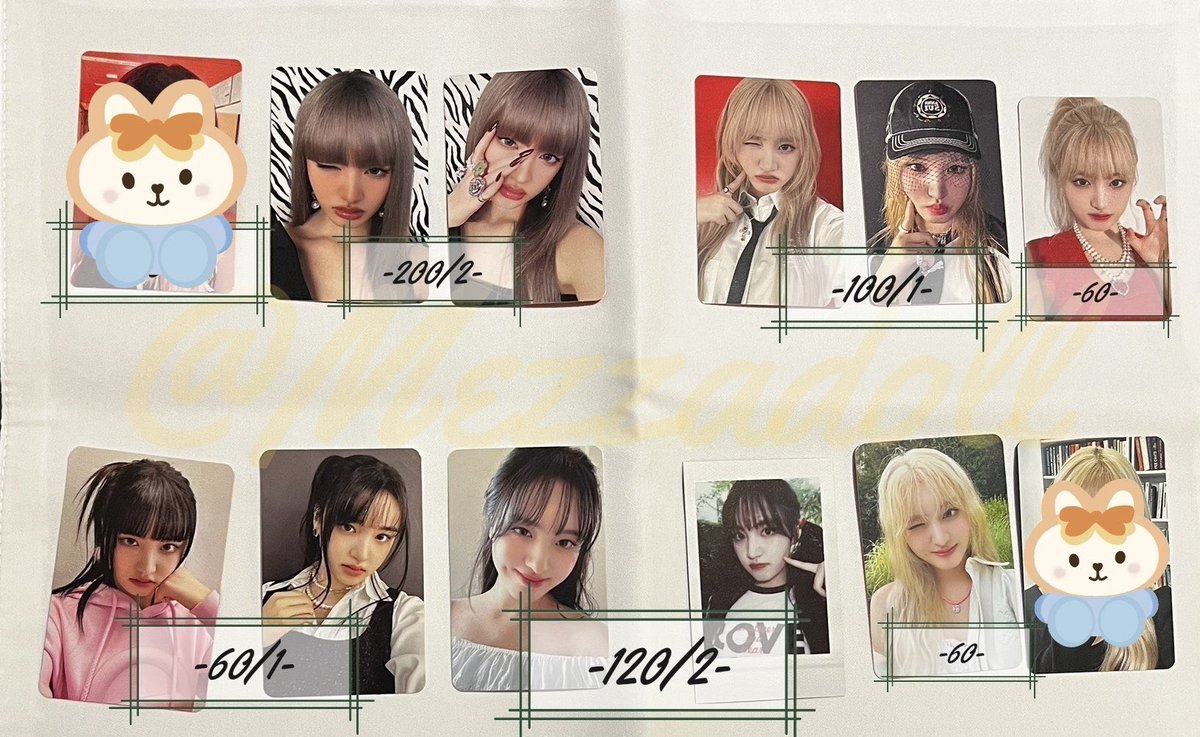 Mezzadoll's tweet photo. wts / พร้อมส่ง 

การ์ด ลิซ Liz
ราคาตามภาพ

ค่าส่ง 30฿ (รับ 3 ใบขึ้นไปส่งฟรี)
DM❣️

#ตลาดนัดive #ตลาดนัดไอบึ https://t.co/aEUg5EUaUD