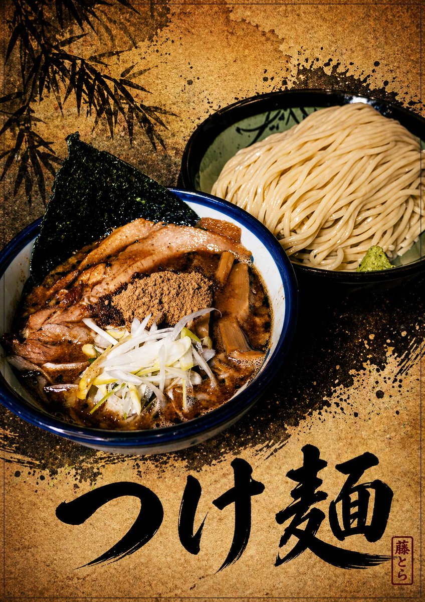fujitoraww's tweet photo. 藤とらです🐯

氷水でキリッと締めた麺✖️熱々つけ汁。
ムシ暑い日はこれ❗️
あっさり【つけ蕎麦】
濃厚【つけ麺】

本日１１時Open
ご来店お待ちしてます💪 https://t.co/zgTvlJd84j