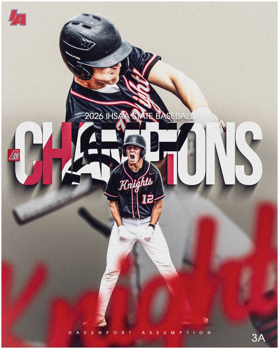 iabaseball1's tweet photo. 🏆 ’26 3A CHAMPIONS 🏆

Assumption makes history with their record high 12th state baseball title!⚾️ 

#iabaseball x #iahsbb https://t.co/crpRdPWjc0
