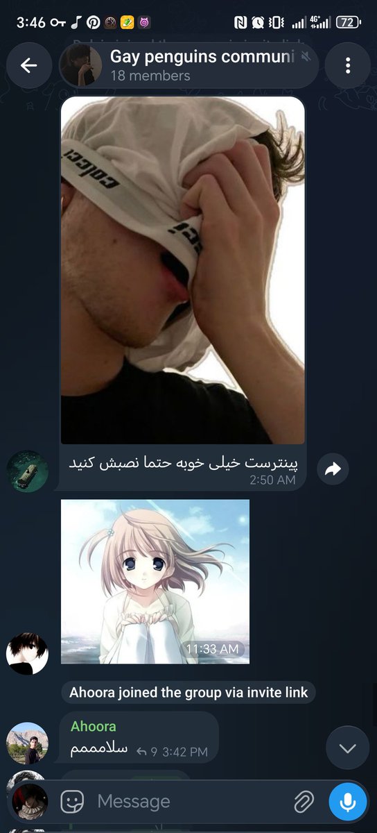 Soniaubsba's tweet photo. دوستم منو تو گروهش عضو کرده.... ببین من به هیچیش کار ندارم منننن دخترمممم،اخه گروه گی میخوام چکار😭 https://t.co/QBu9V92NgN