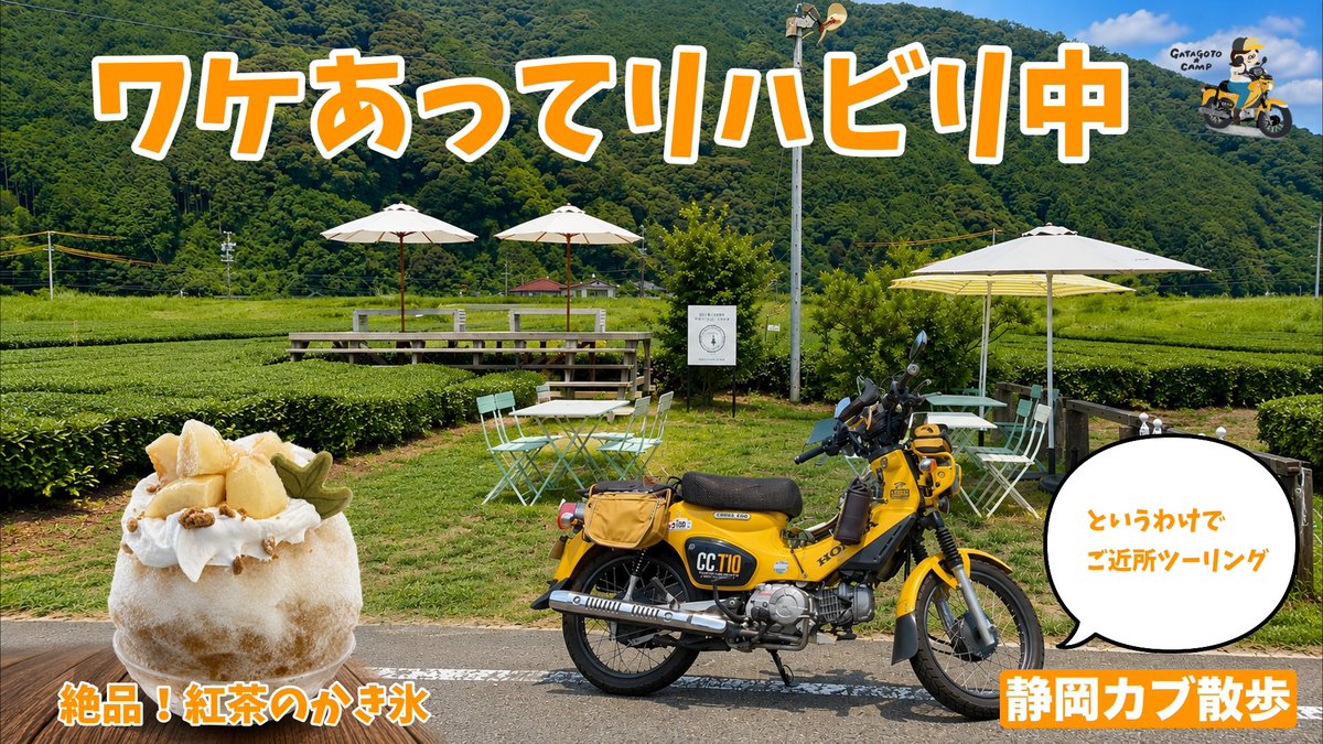 GatagotoC's tweet photo. 【重大じゃないお知らせw】

明日（7/26）、日曜日の18時に新しい動画を公開します

今回は、ちょっとした近況報告と今後のツーリング予定についてです

サムネ見て「え？」ってなってるそこのあなた！大丈夫です！
私は超元気ですw

お知らせ動画なので予告編はありませんが、気楽にご覧くださいねw https://t.co/F3J0L42HoR