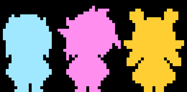 SpookiRiver's tweet photo. Young Susie sprite. Plus my interpretations on young Noelle and Kris XD
#deltaruneㅤㅤㅤ https://t.co/Wsphb3zrKe