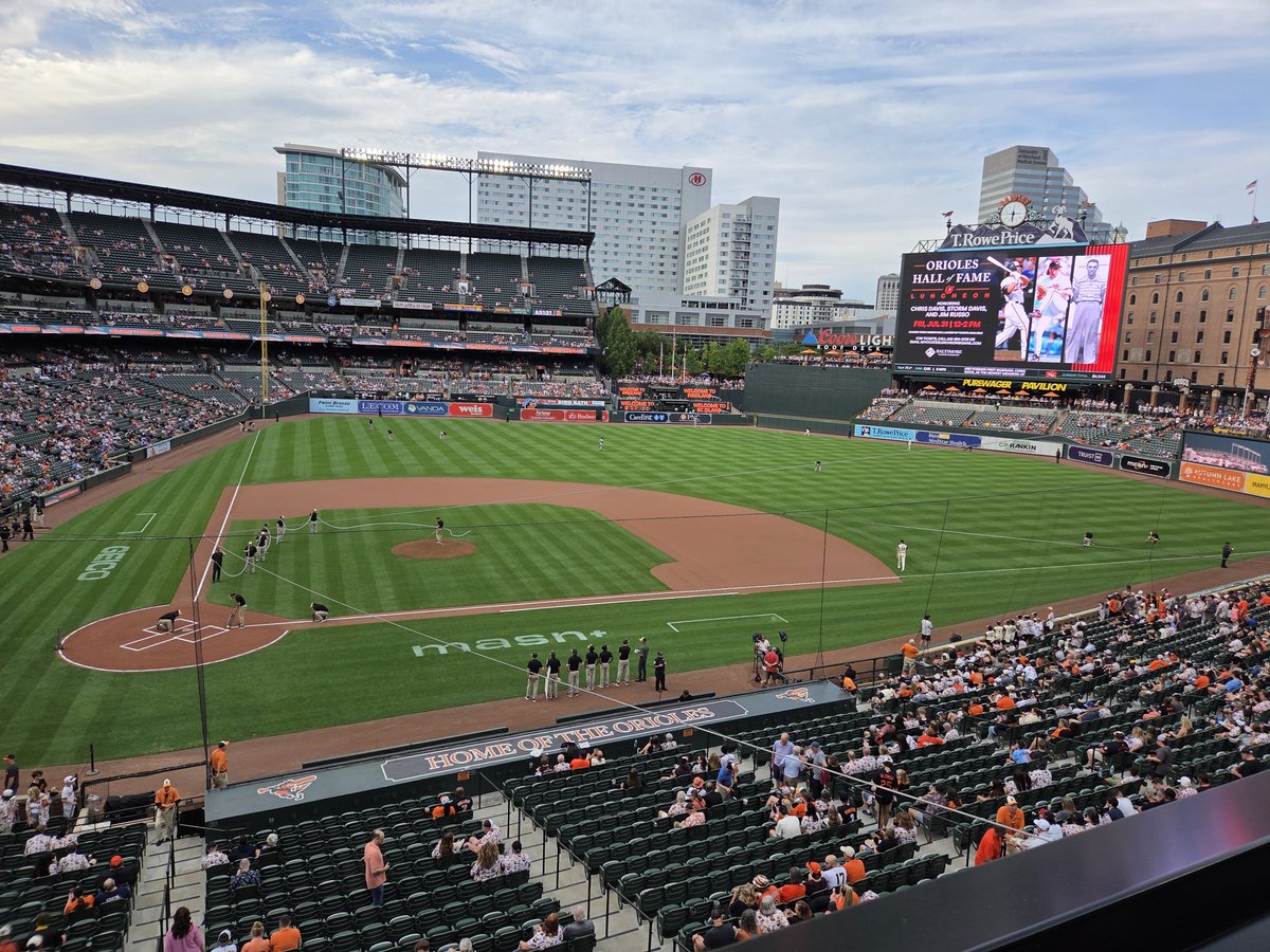 UncleJohnnyC's tweet photo. Daddy daughter night at the yard with Hawaiian Shirts and Baltimore Dogs!!! @CheapSeats411 @BaltimoreMeghan https://t.co/WeIleZ5T0t