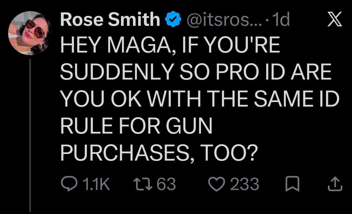 Wi11Adams's tweet photo. @itsrosesm So why are you AntiMAGA? https://t.co/1opqyTCBtb