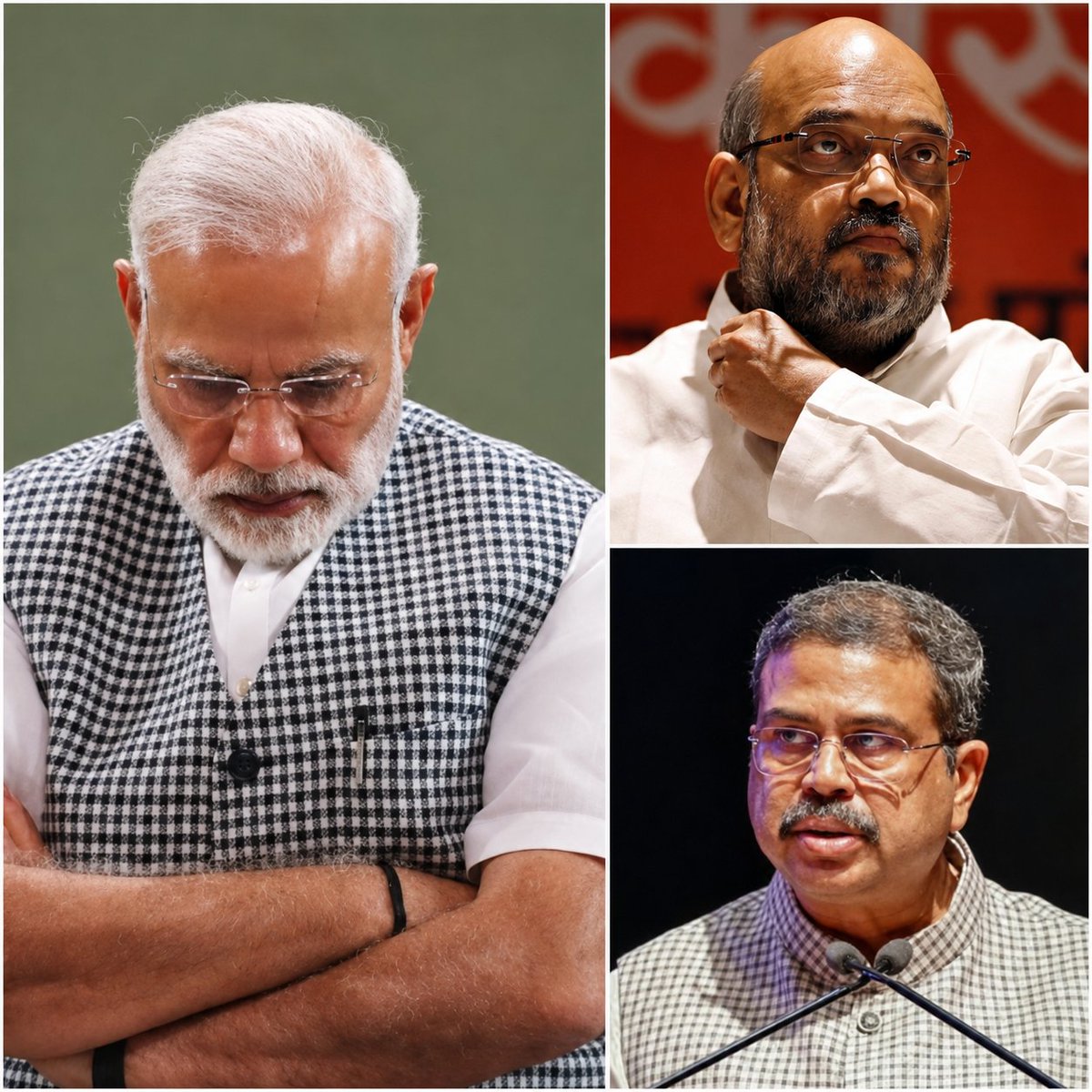 amreshjee19981's tweet photo. जैसे रावण का प्राण उसकी नाभि में था, वैसे ही मोदी सरकार के पिछले 12 साल के सारे पापों की धुरी अमित शाह हैं! 🔥

धर्मेंद्र प्रधान की हैसियत तो सिर्फ एक क्लर्क जैसी है।

शिक्षा मंत्रालय में सब कुछ भूतपूर्व तड़ीपार और वर्तमान गृह मंत्री अमित शाह अपने गुर्गों के दम पर करवा रहे हैं।

प्रधान तो बस एक निमित्त मात्र हैं!

बिहार पेपर लीक के मुख्य आरोपी संजीव मुखिया को अमित शाह का सीधा संरक्षण है।

गृह मंत्रालय के इशारे पर CBI ने 90 दिनों तक चार्जशीट दाखिल नहीं की।

इसी ढिलाई की वजह से संजीव मुखिया को आसानी से जमानत मिल गई।

इस पूरे महाघोटाले के सबसे बड़े गुनहगार अमित शाह हैं।

अब धर्मेंद्र प्रधान के पीछे छिपना बंद करो। 

अमित शाह के इस्तीफे से कम कुछ भी मंजूर नहीं होना चाहिए!